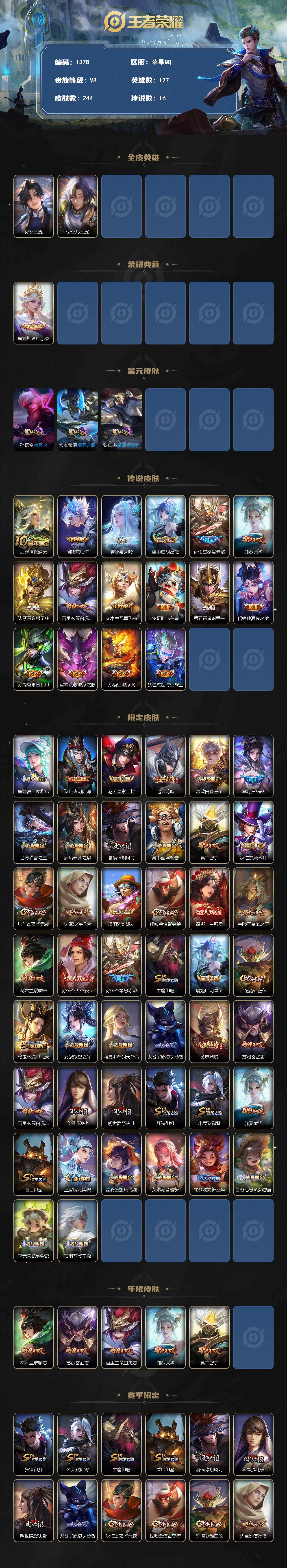 WZCMW4230795王者荣耀账号详情图2