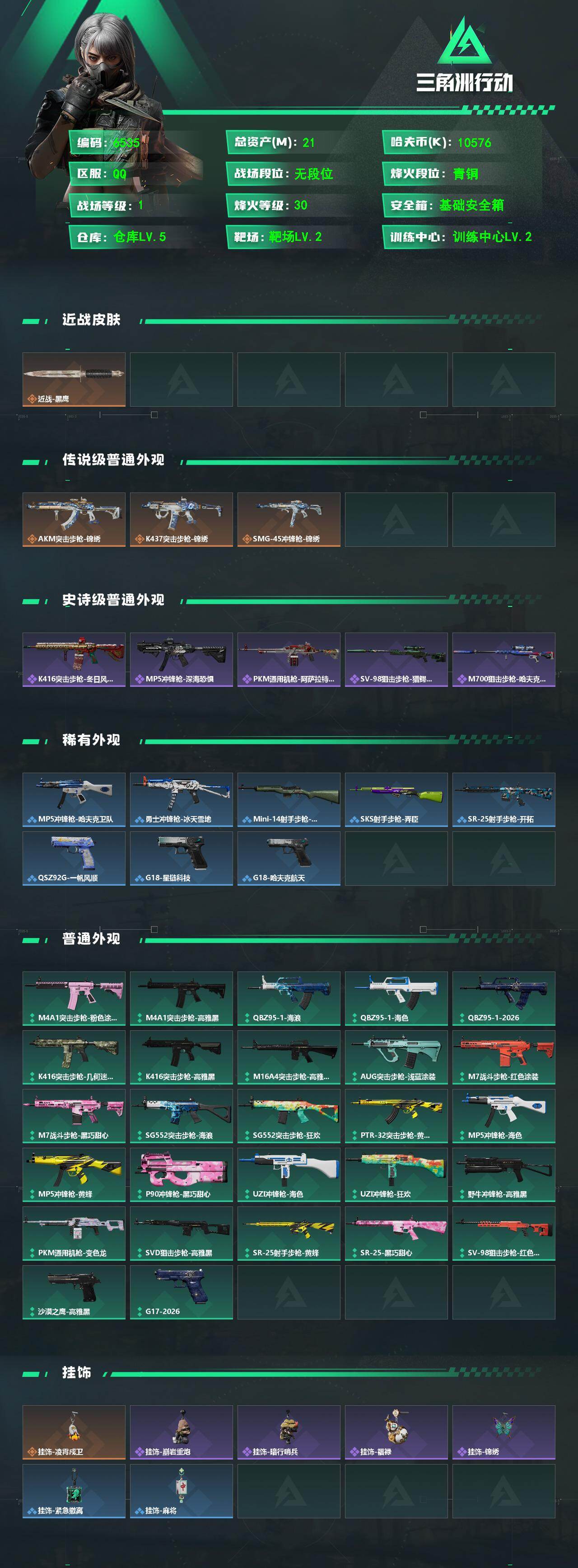 SJZCMW470725三角洲行动账号详情图2