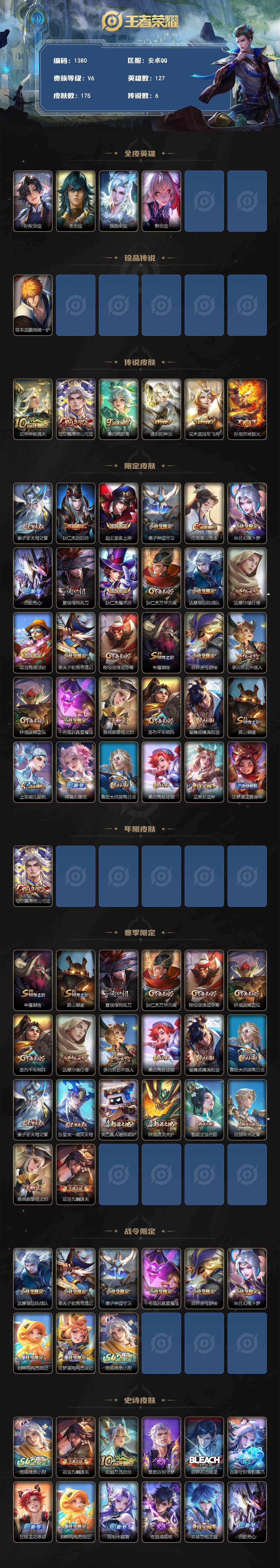 WZCMW4230853王者荣耀账号详情图2 WZCMW4230853王者荣耀账号详情图2