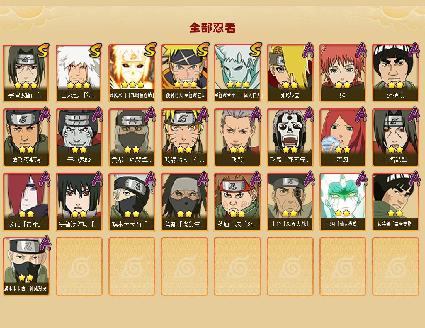 HYEY419961火影忍者账号详情图2