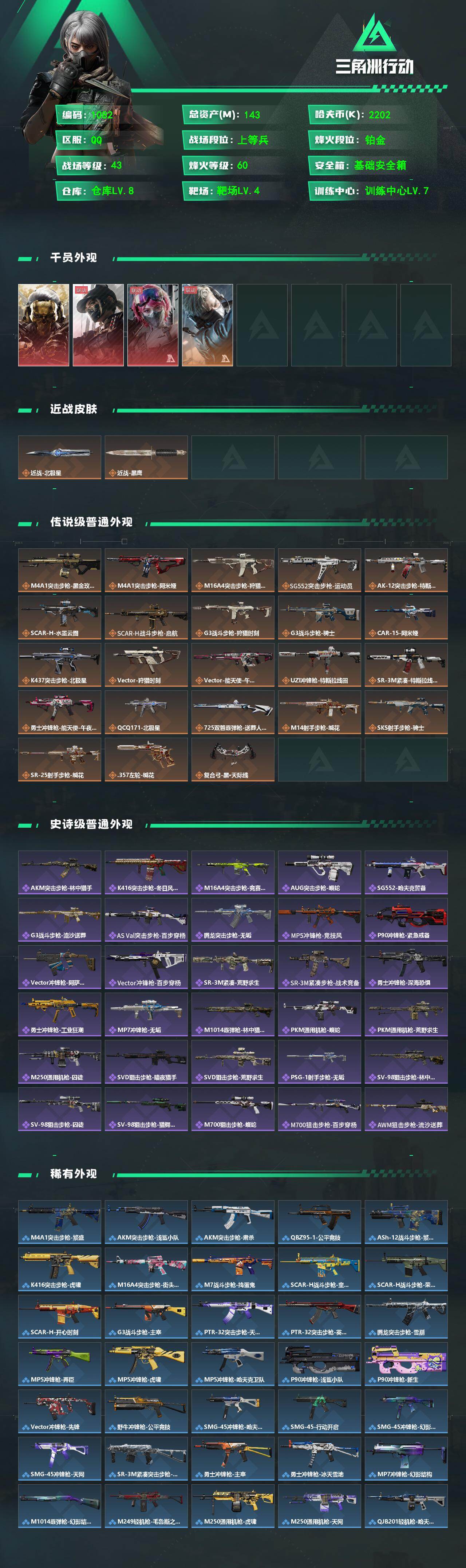 SJZCMW470757三角洲行动账号详情图2