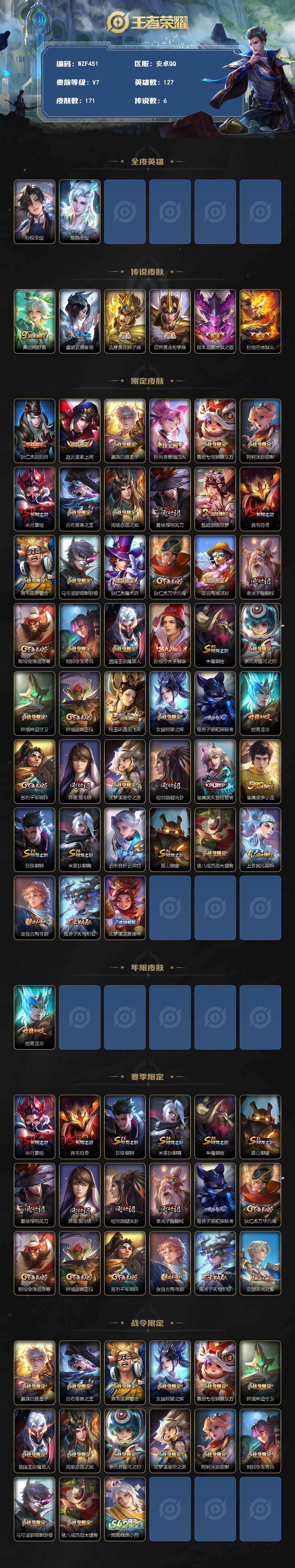 WZEY4224030王者荣耀账号详情图2