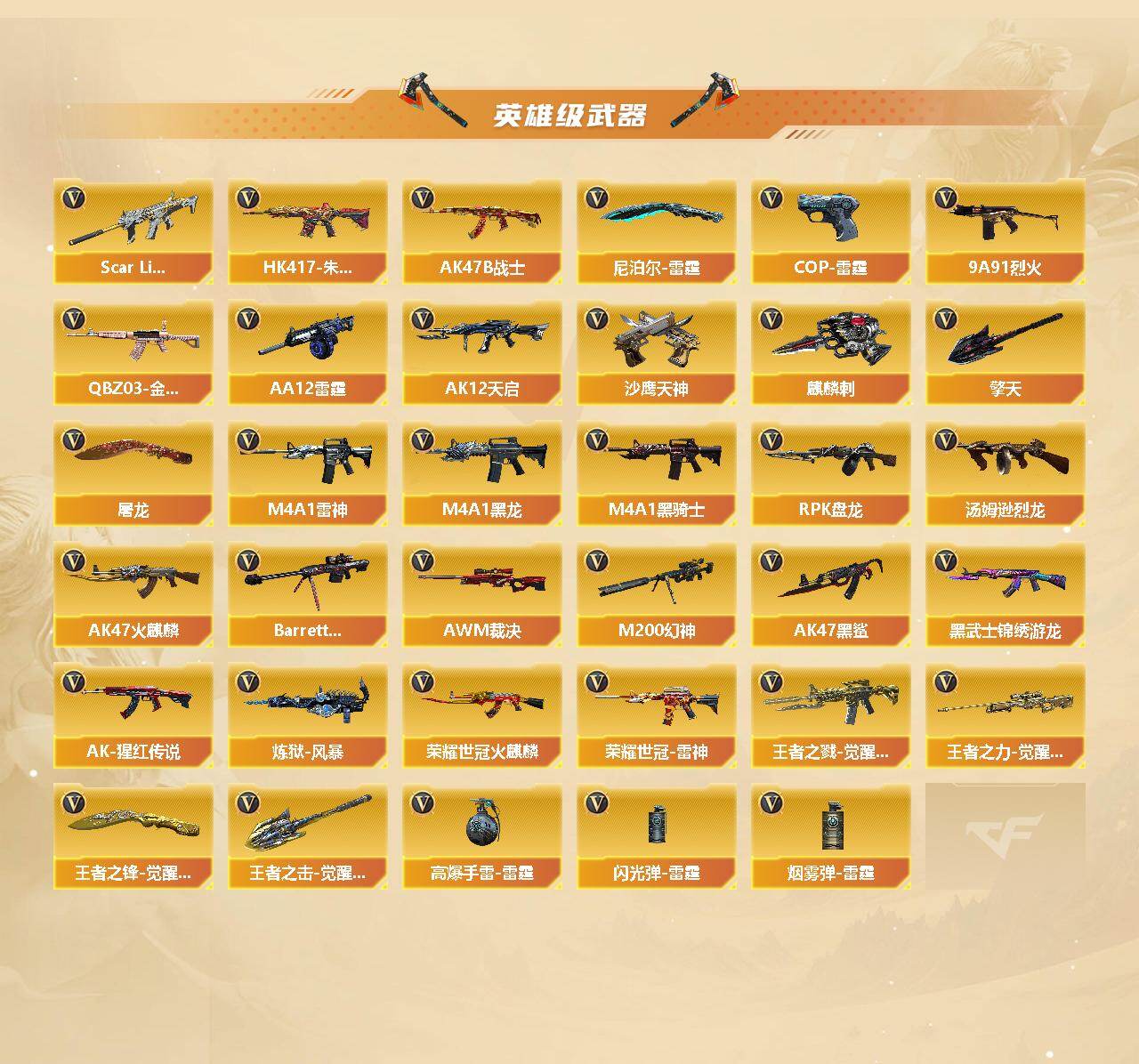 CFCMW461405穿越火线账号详情图3