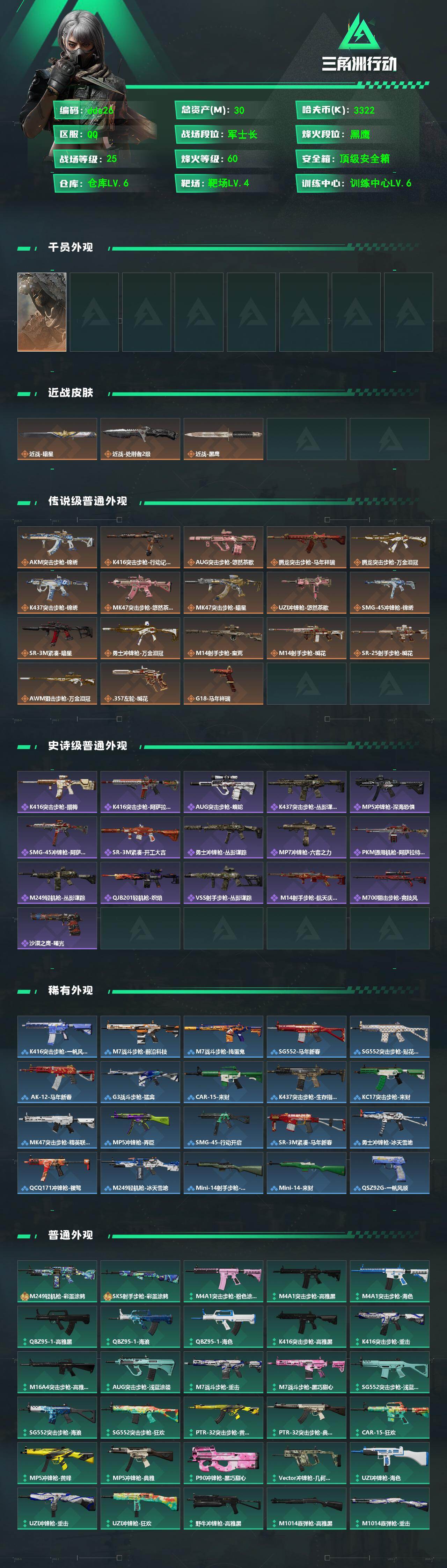 SJZCMW495148三角洲行动账号详情图2