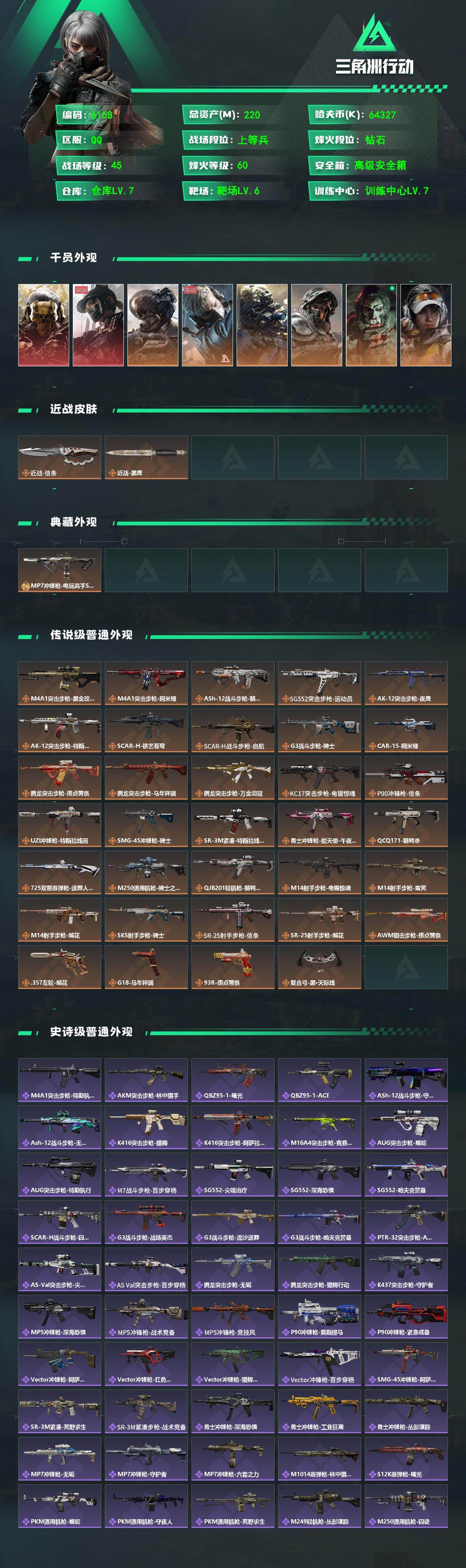 SJZCMW471420三角洲行动账号详情图2