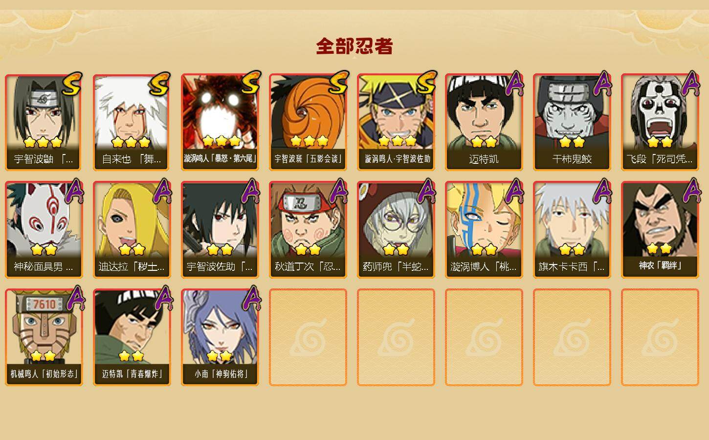 HYEY420150火影忍者账号详情图2