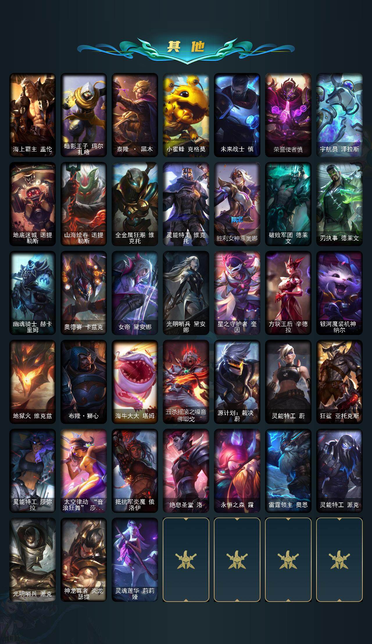 LOLCMW423743英雄联盟账号详情图3