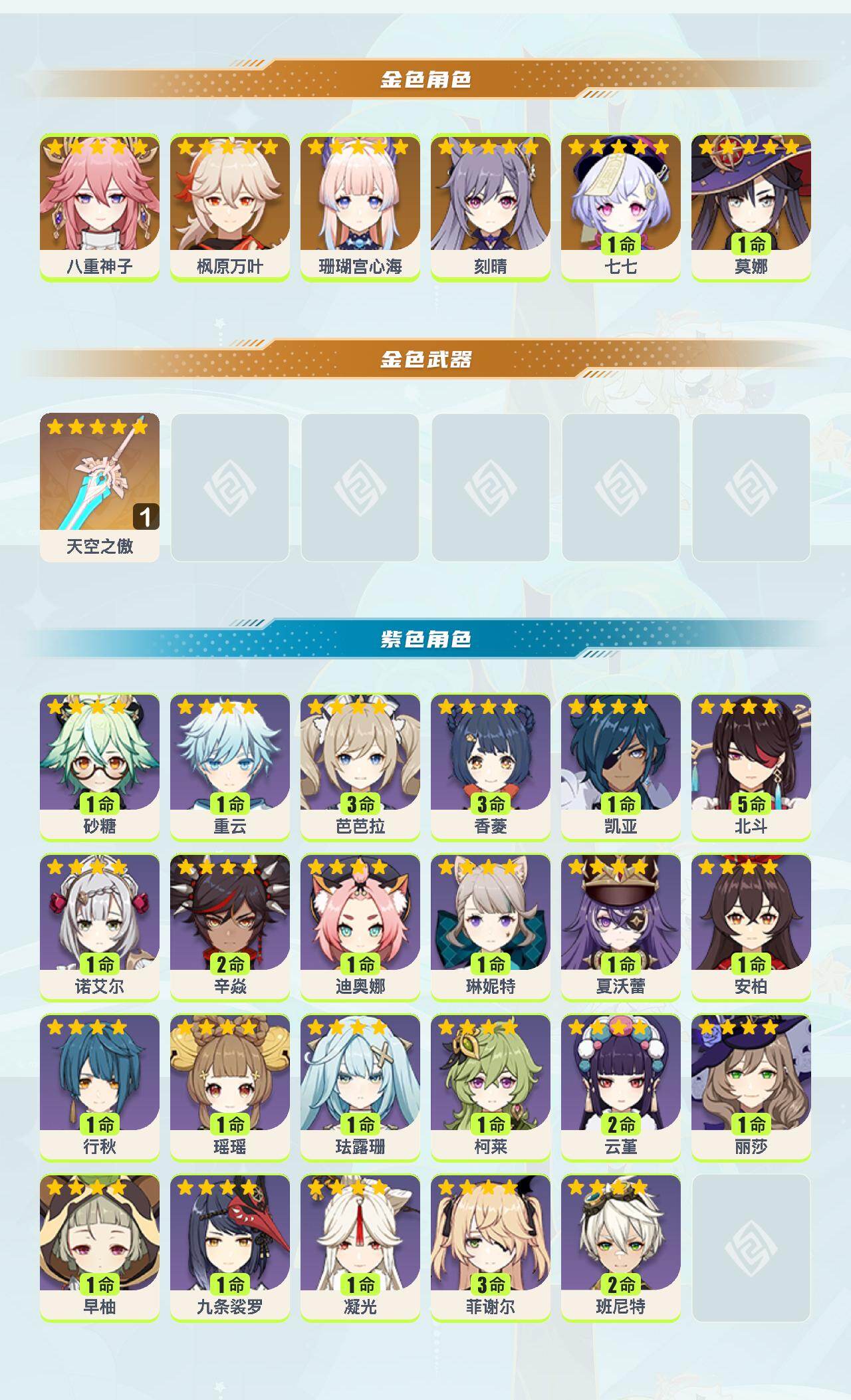 YSEY43434原神账号详情图2