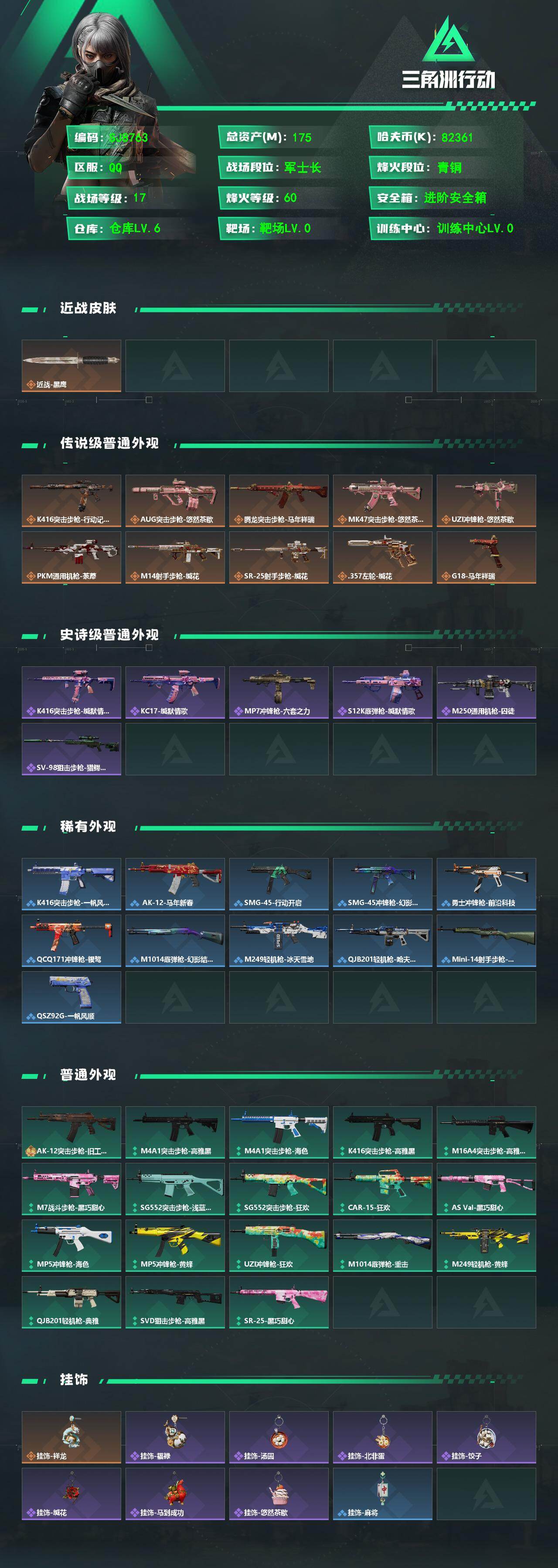 SJZQM469348三角洲行动账号详情图3