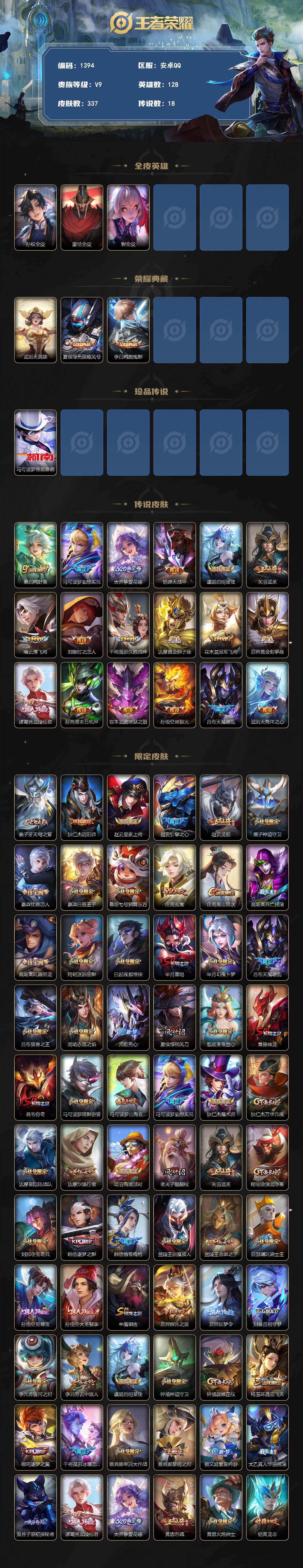 WZCMW4233975王者荣耀账号详情图2