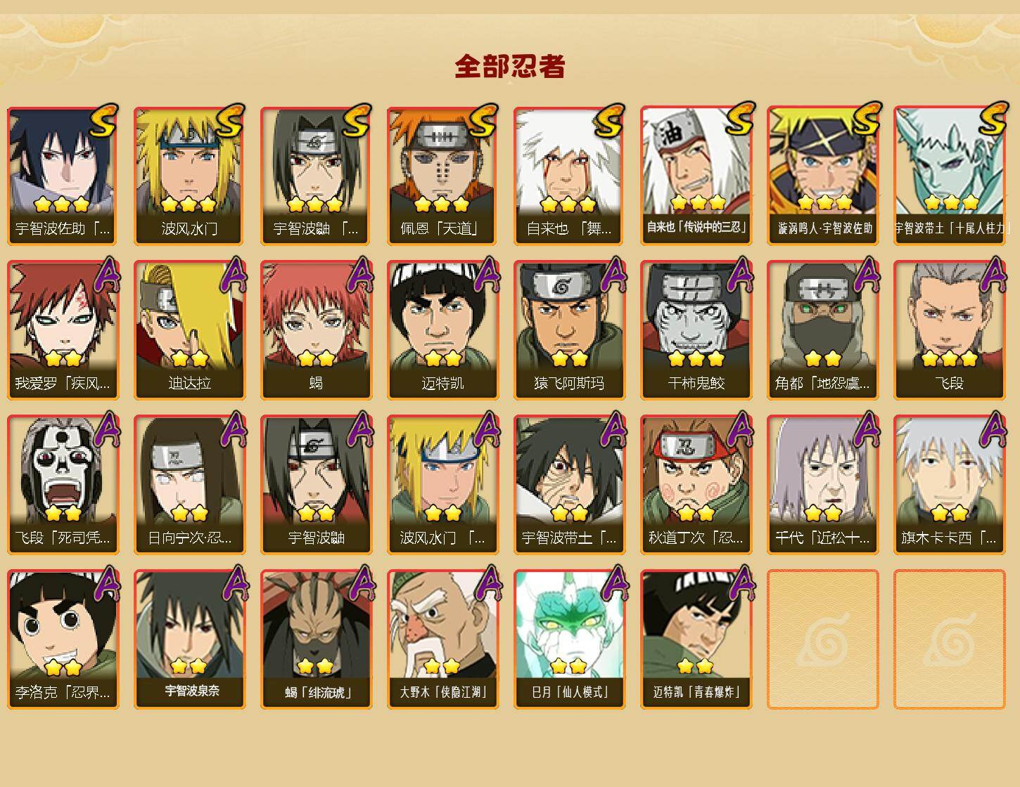 HYCMW421018火影忍者账号详情图2