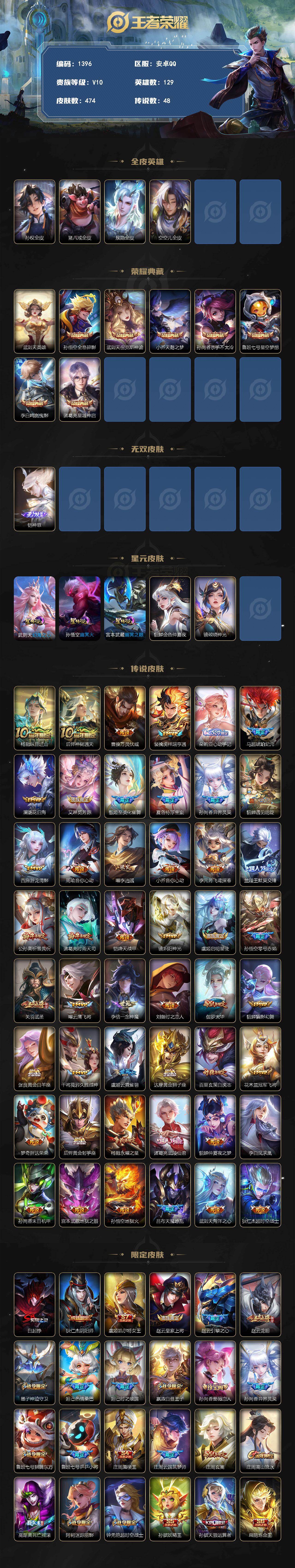 WZCMW4234239王者荣耀账号详情图2 WZCMW4234239王者荣耀账号详情图2