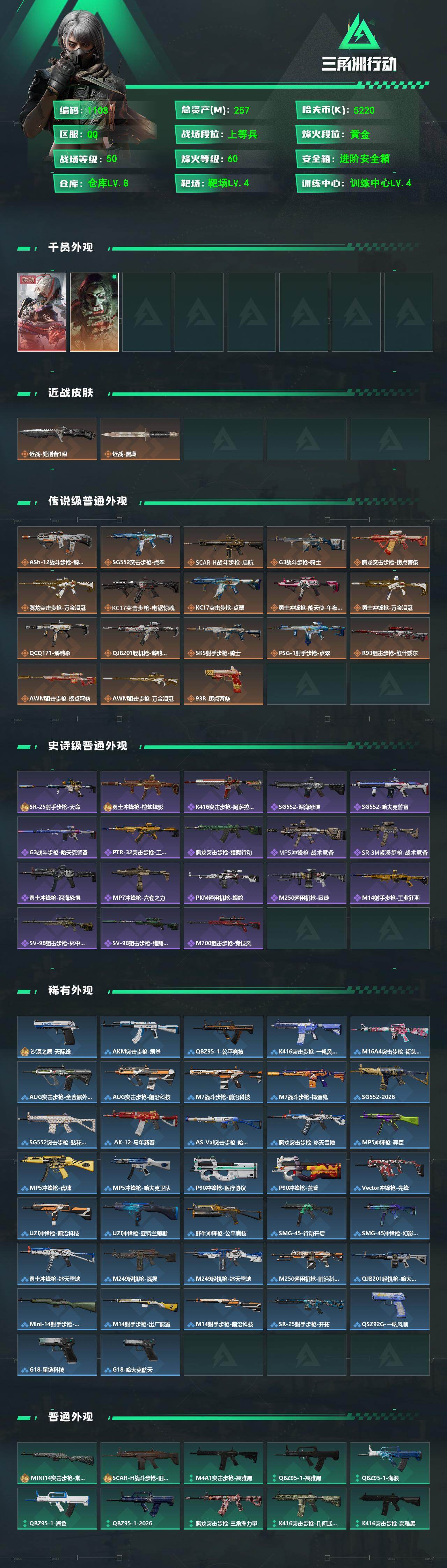 SJZCMW471864三角洲行动账号详情图2