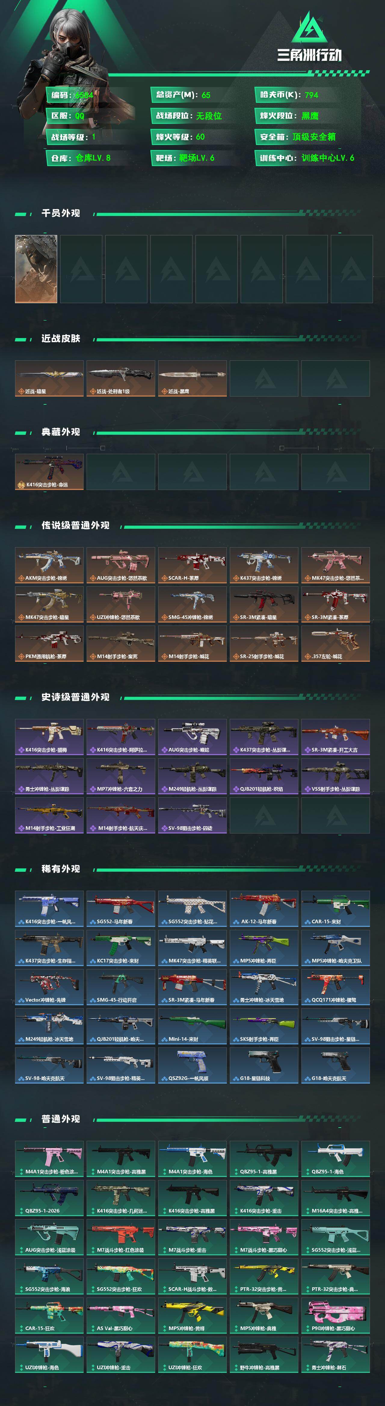 SJZCMW471903三角洲行动账号详情图2