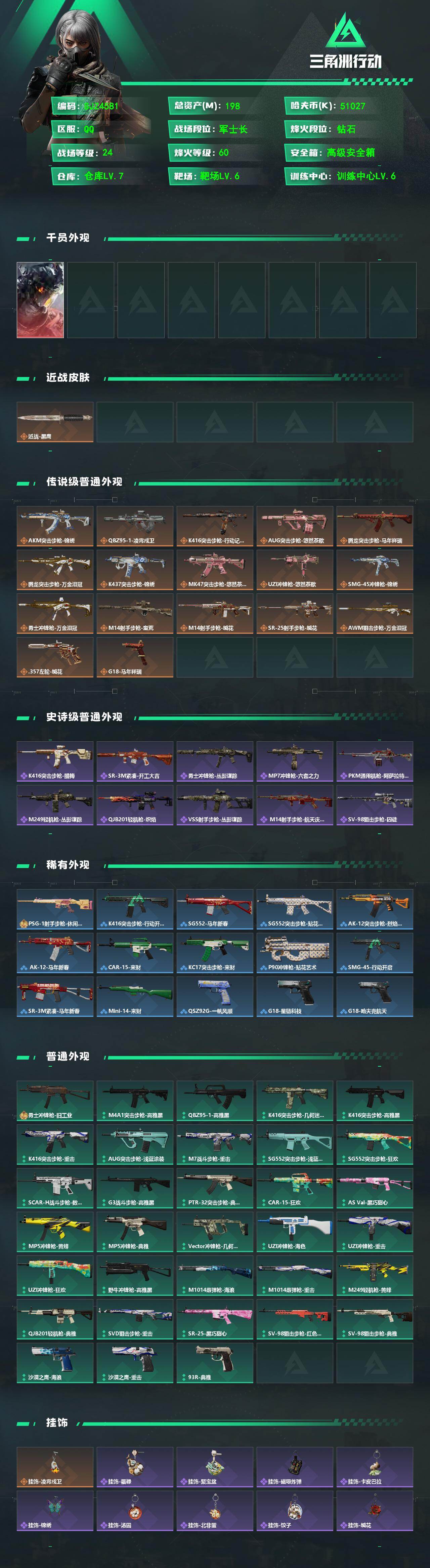 SJZQM470813三角洲行动账号详情图3