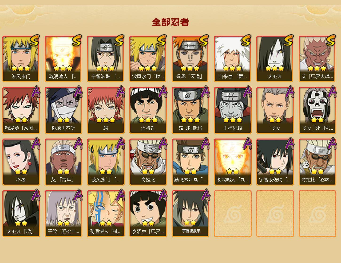 HYCMW421336火影忍者账号详情图2