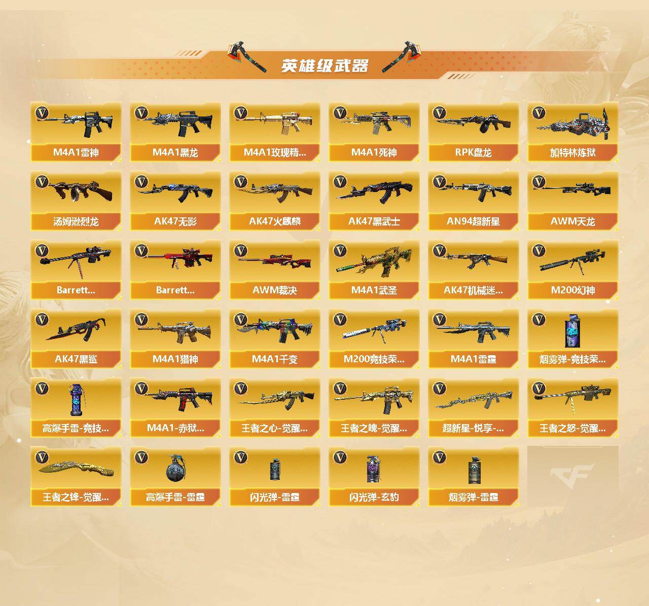 CFCMW462307穿越火线账号详情图3