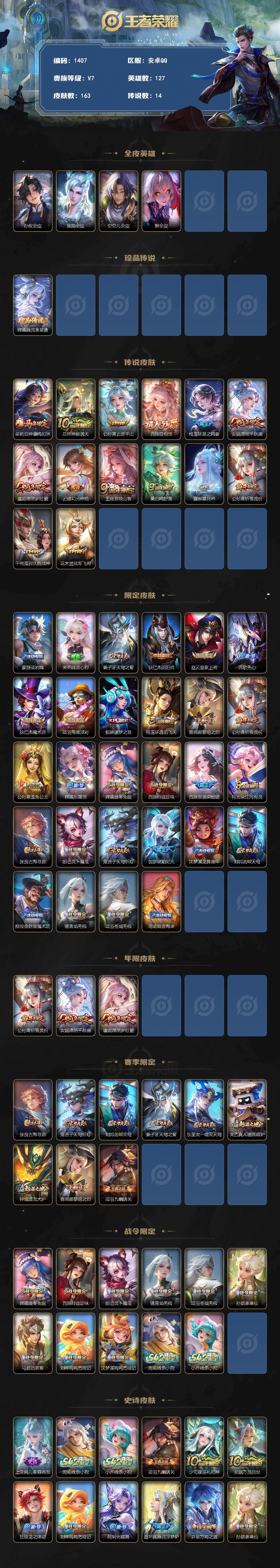 WZCMW4237903王者荣耀账号详情图2