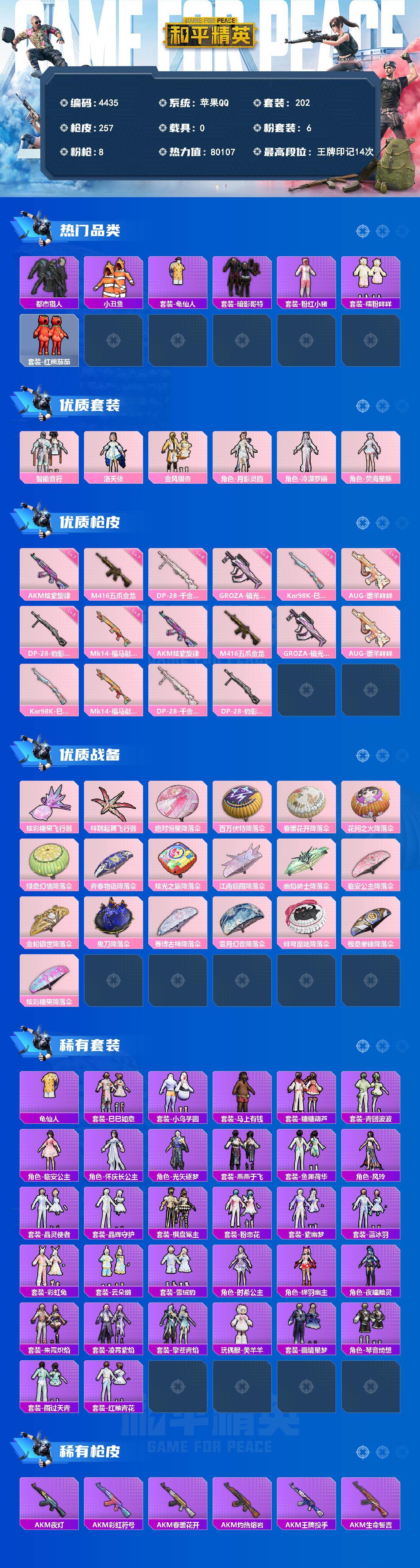 HPCMW4131793和平精英账号详情图2 HPCMW4131793和平精英账号详情图2