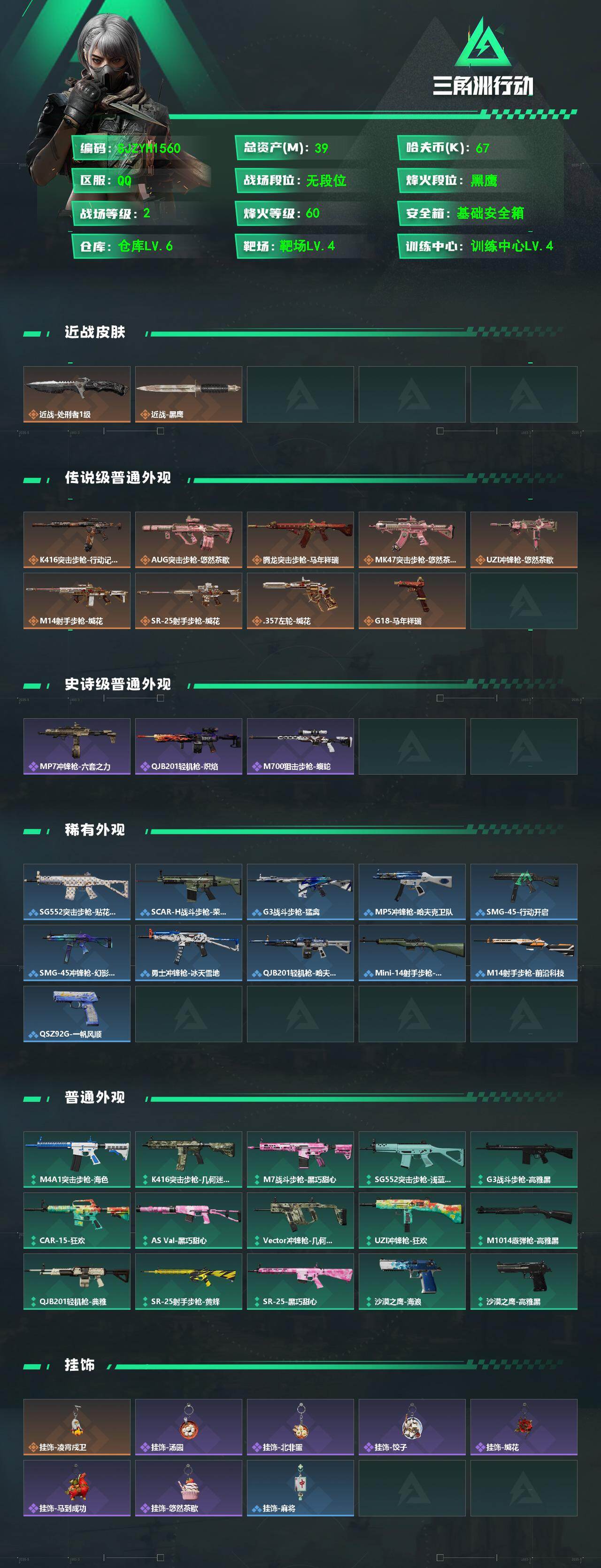 SJZCMW474116三角洲行动账号详情图2