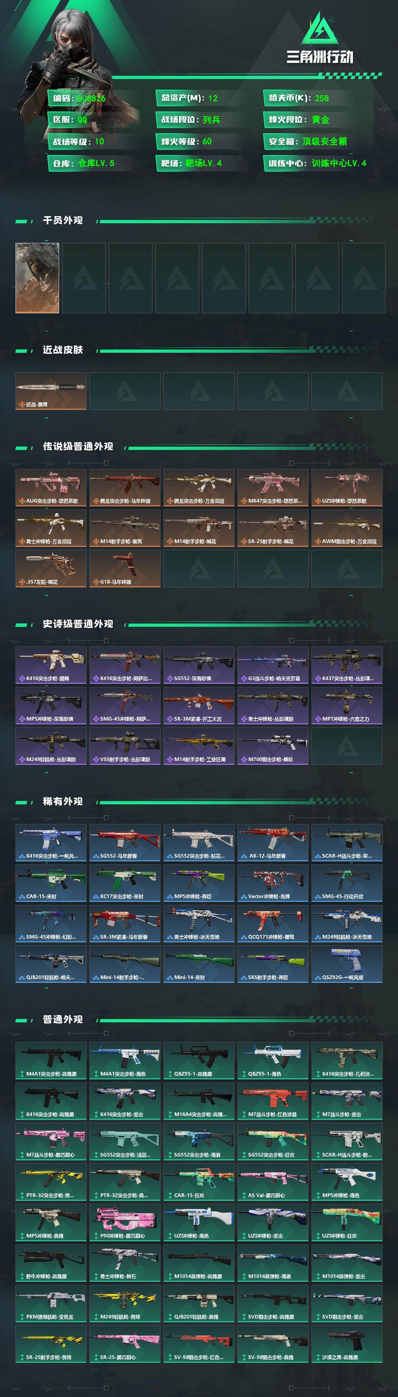 SJZEY471373三角洲行动账号详情图2