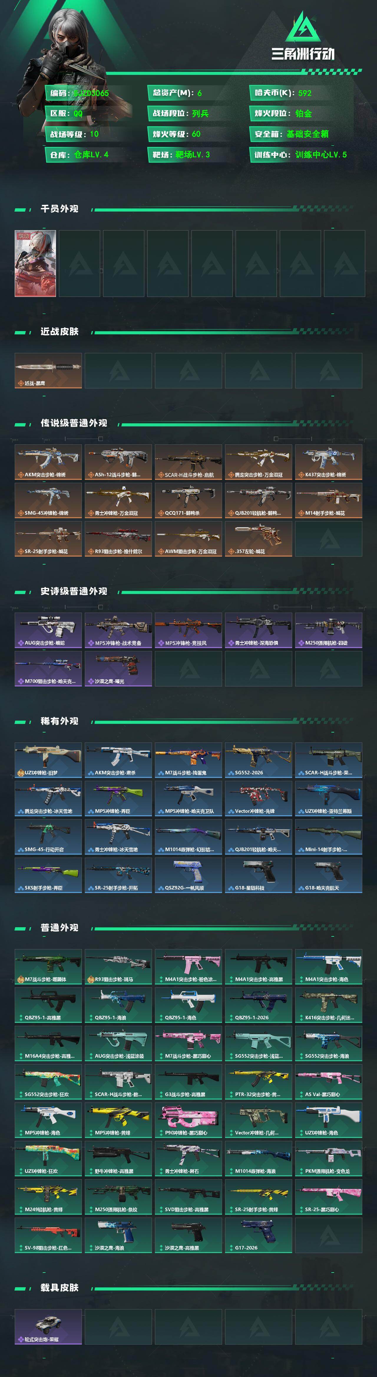 SJZEY471368三角洲行动账号详情图2