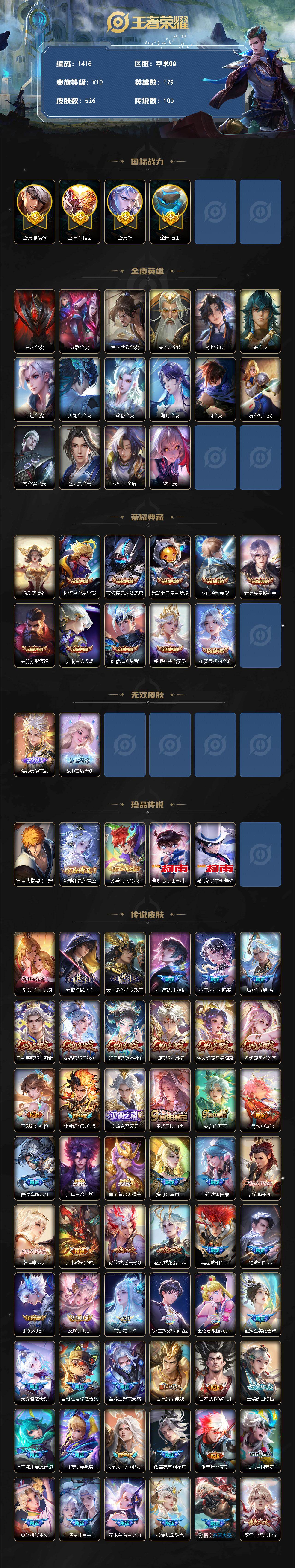 WZCMW4239974王者荣耀账号详情图2