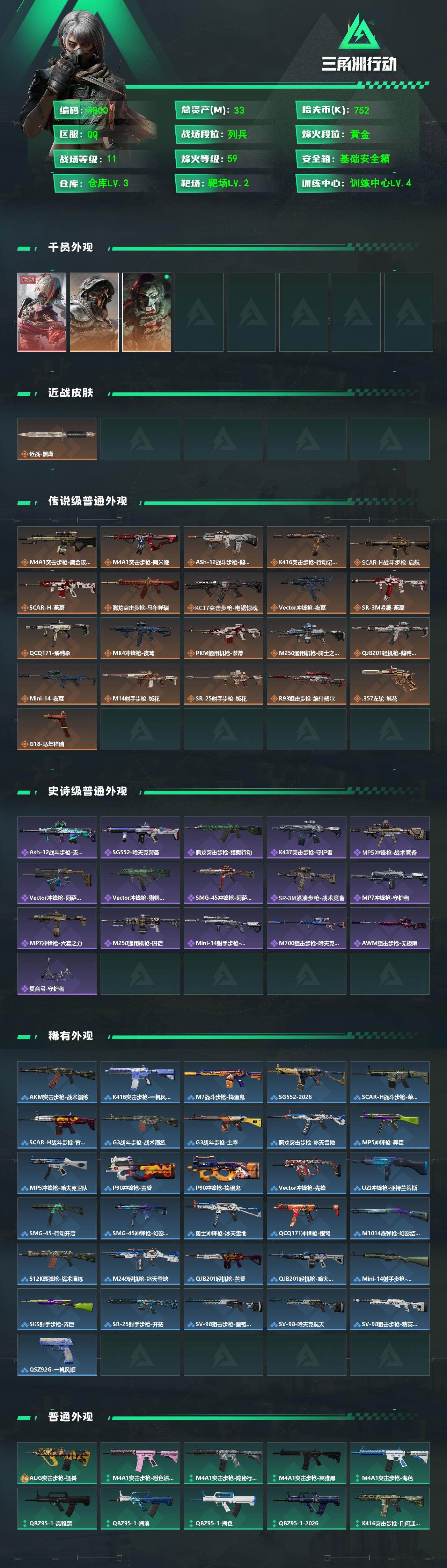 SJZQM473221三角洲行动账号详情图4