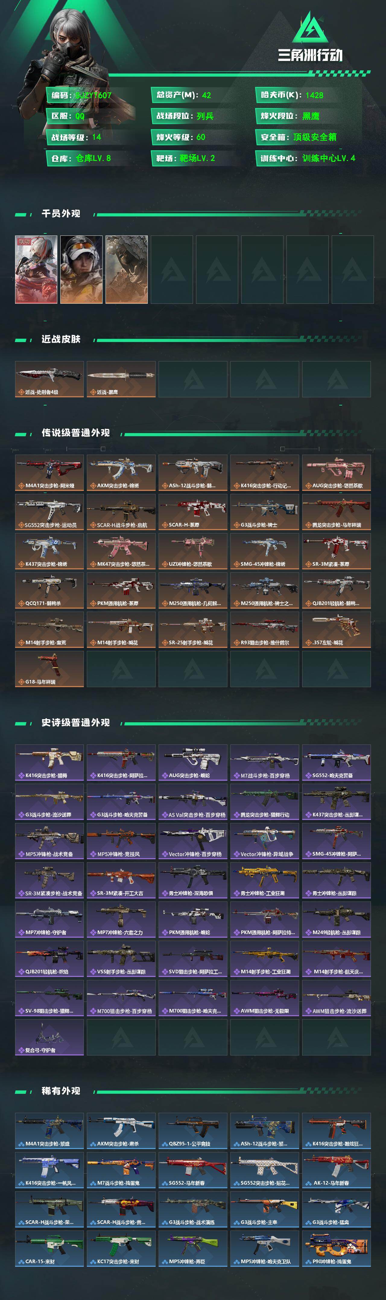 SJZEY471923三角洲行动账号详情图2