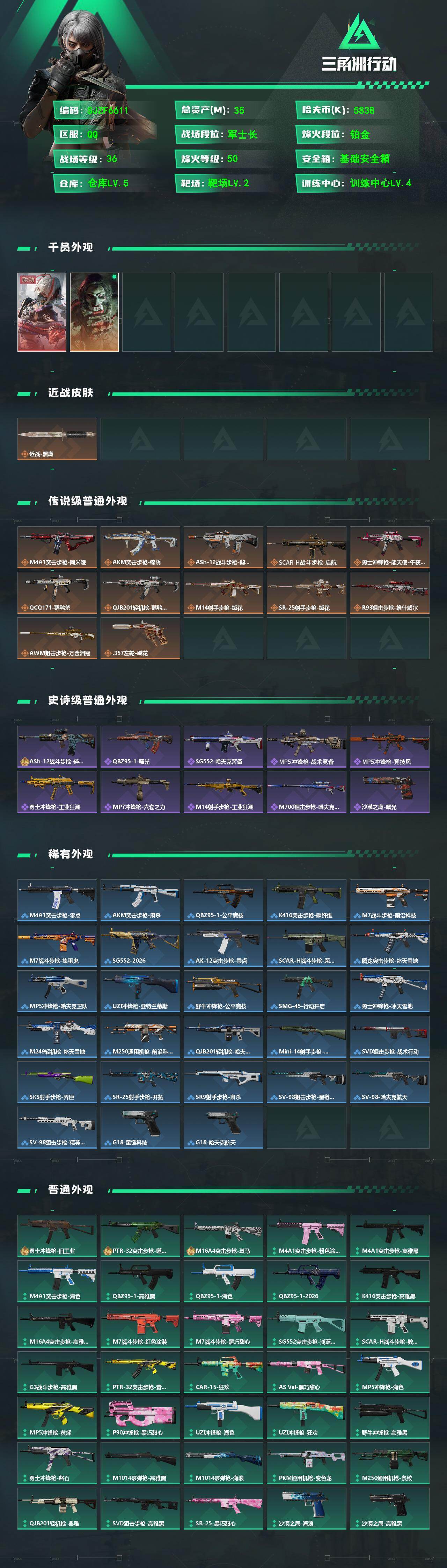 SJZEY471938三角洲行动账号详情图2