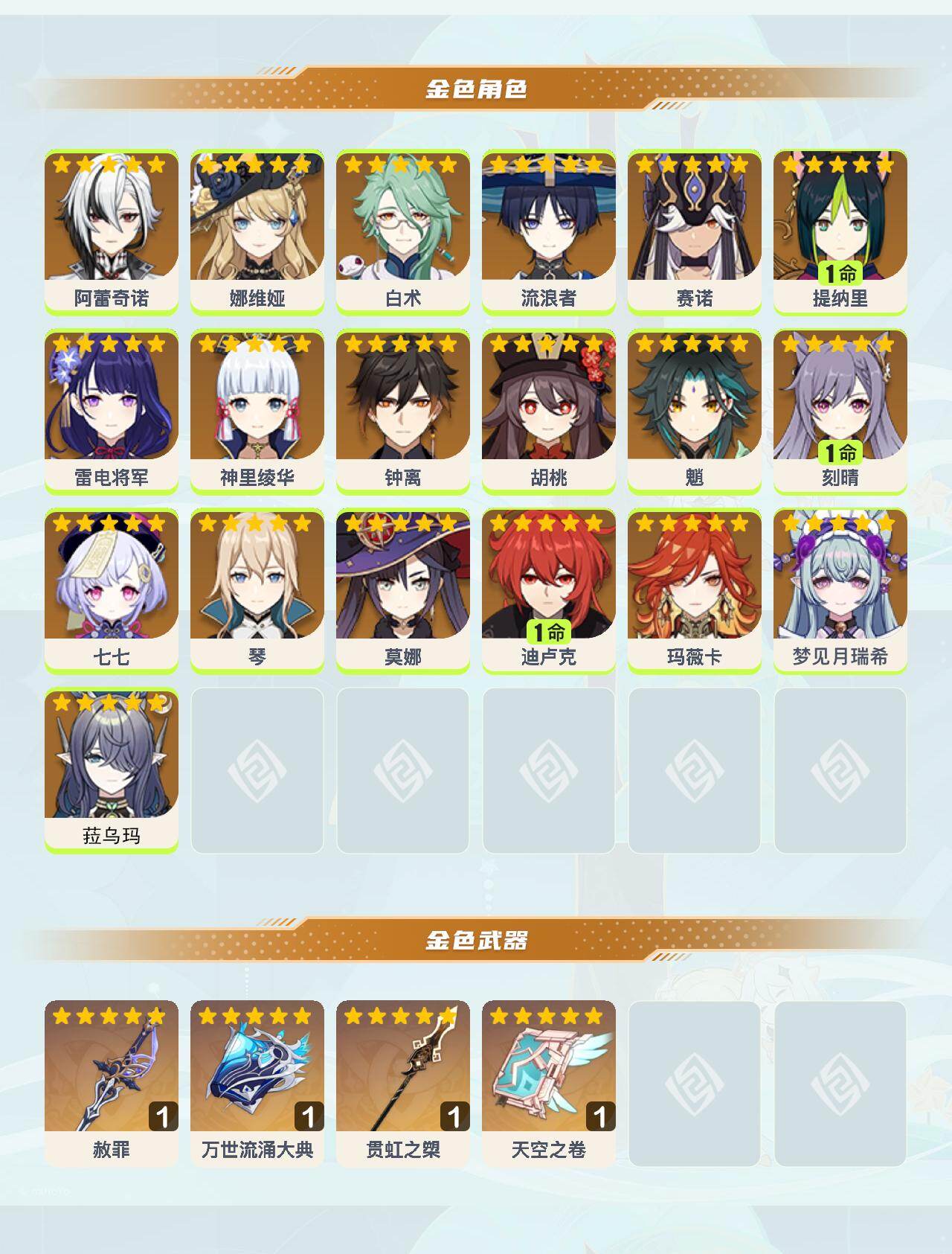 YSEY43506原神账号详情图3