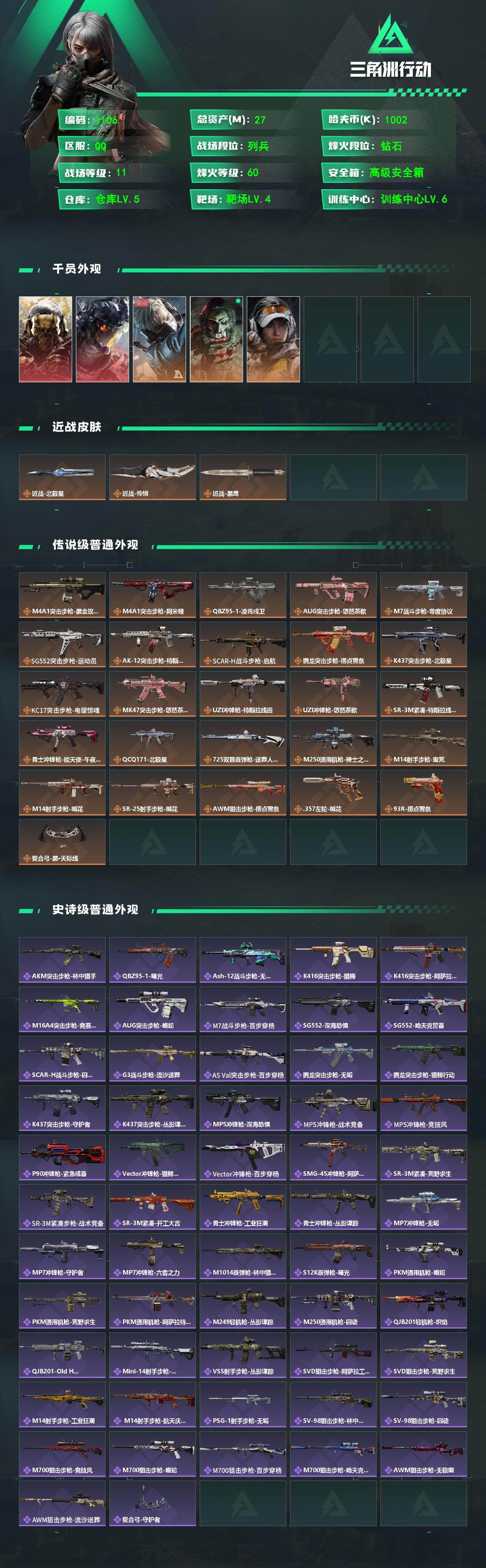 SJZCMW471830三角洲行动账号详情图2