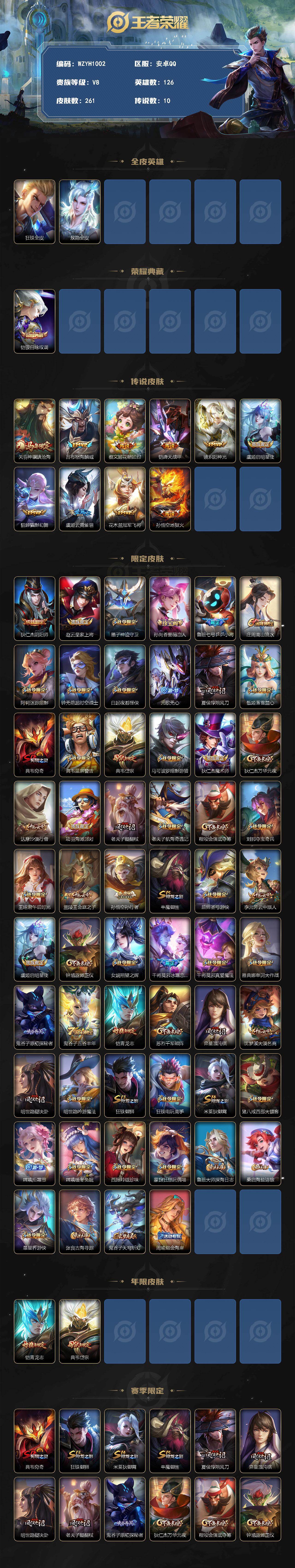 WZEY4228477王者荣耀账号详情图2