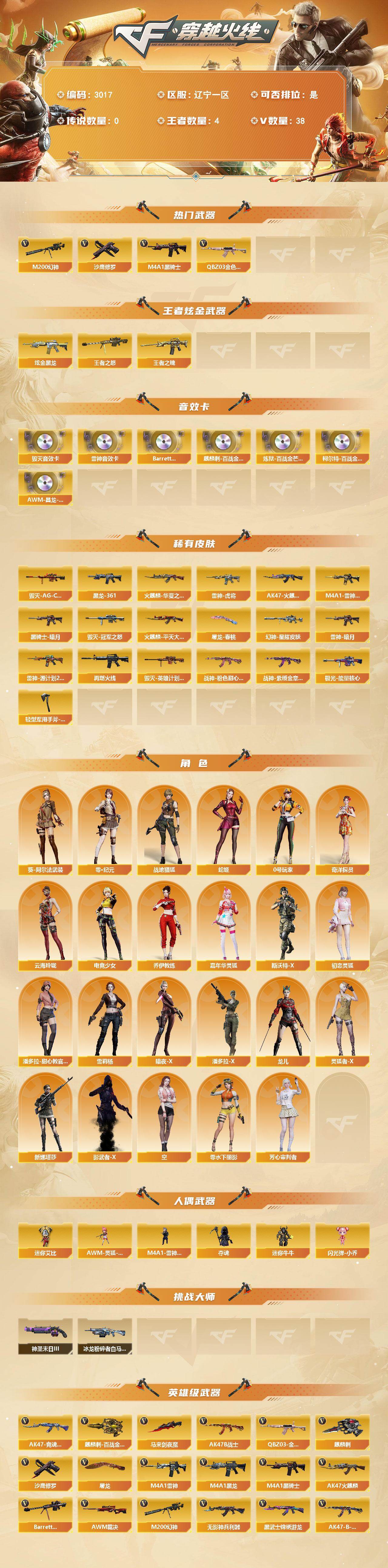 CFCMW461924穿越火线账号详情图2