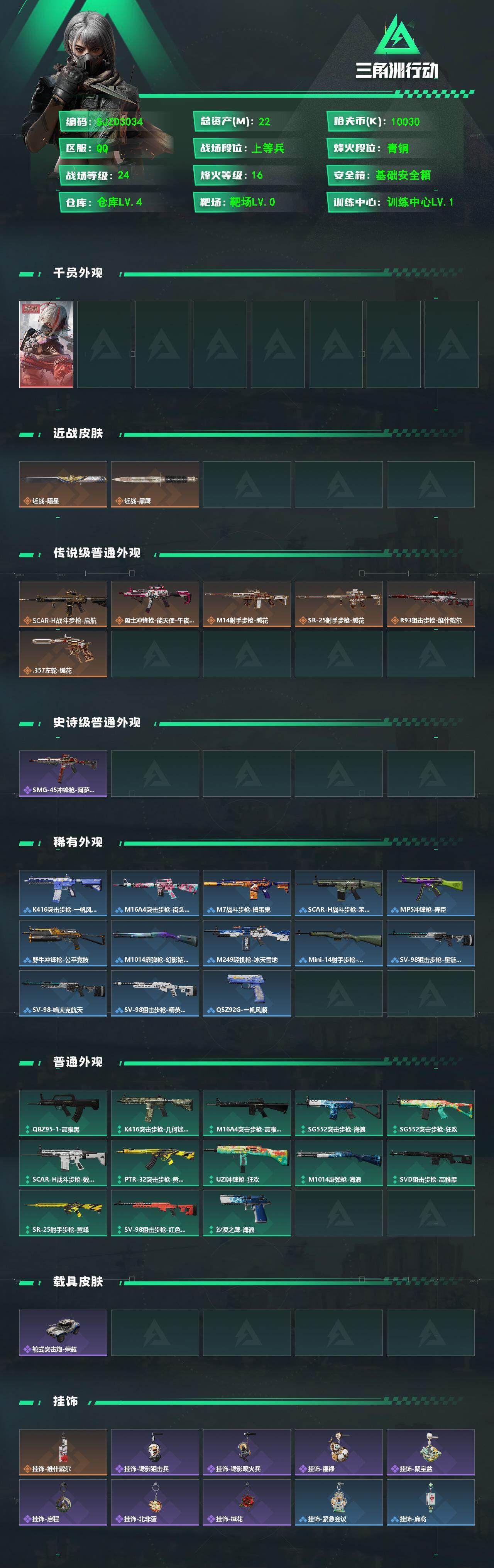 SJZEY469915三角洲行动账号详情图2