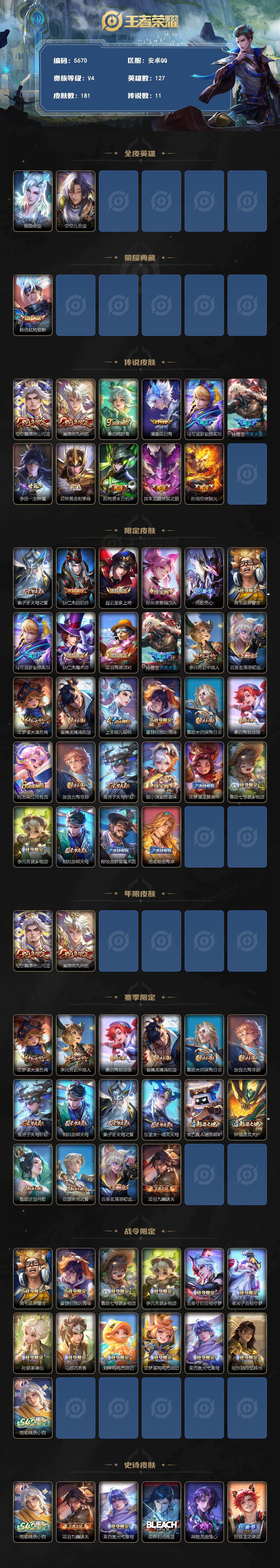 WZLX4229536王者荣耀账号详情图2