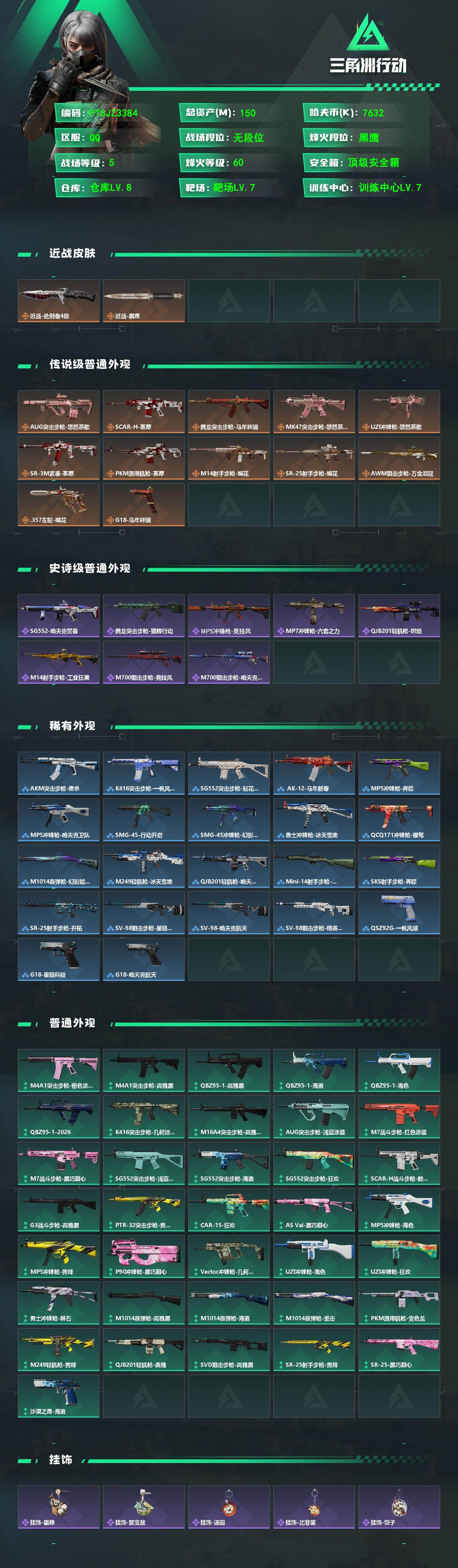 SJZQM470237三角洲行动账号详情图3 SJZQM470237三角洲行动账号详情图3