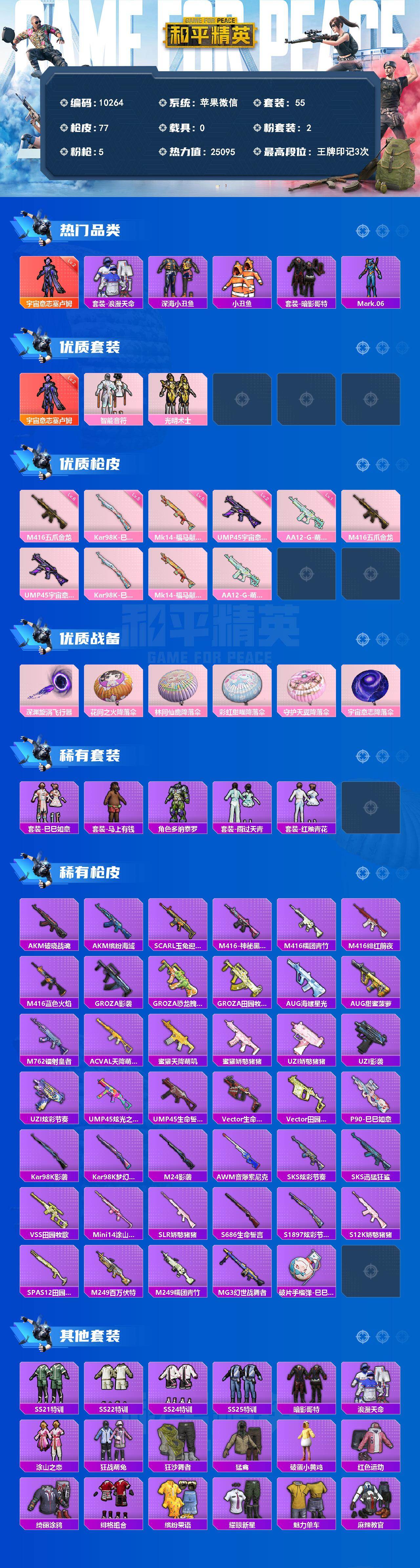 HPCMW4135038和平精英账号详情图2