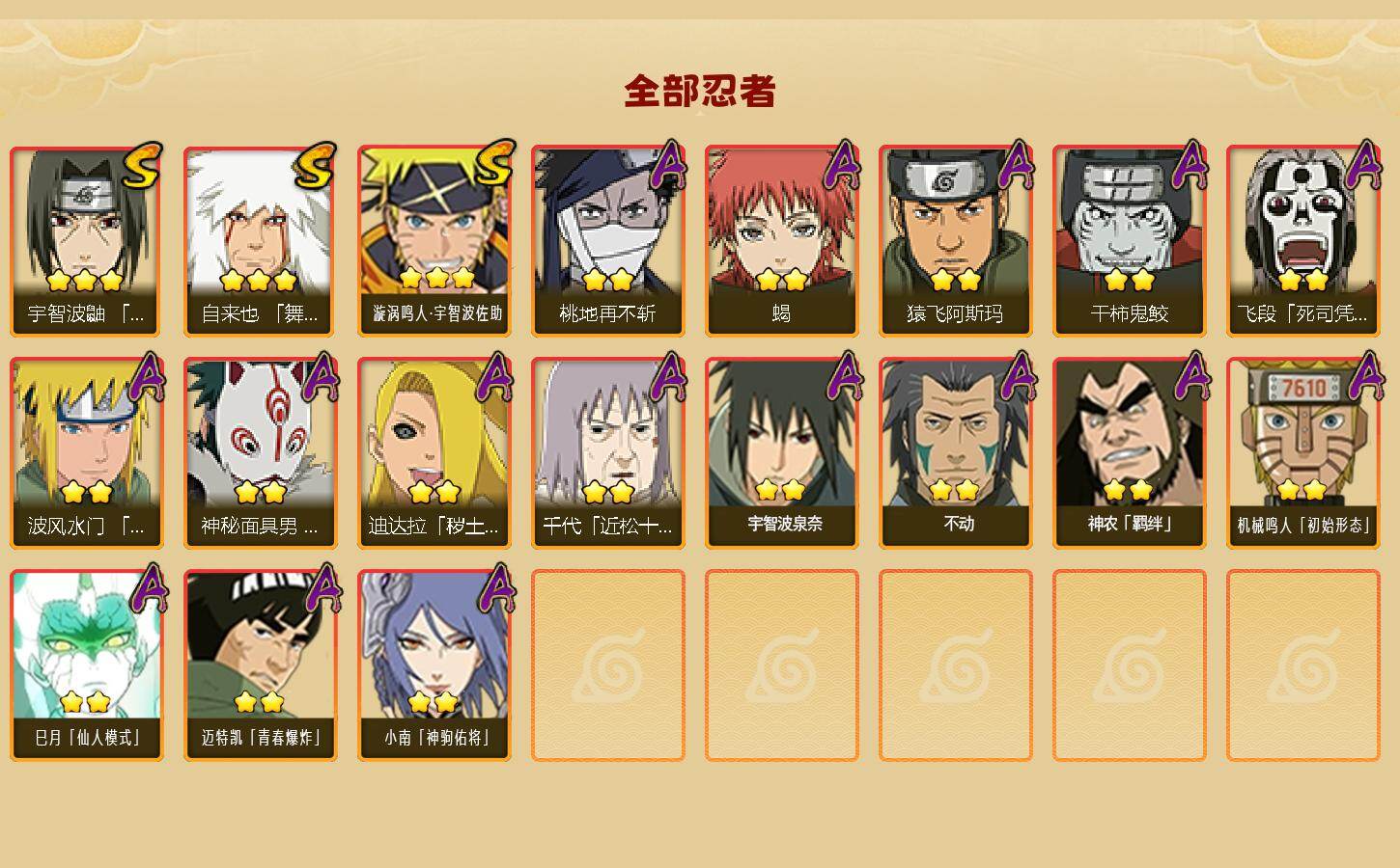 HYCMW421331火影忍者账号详情图2