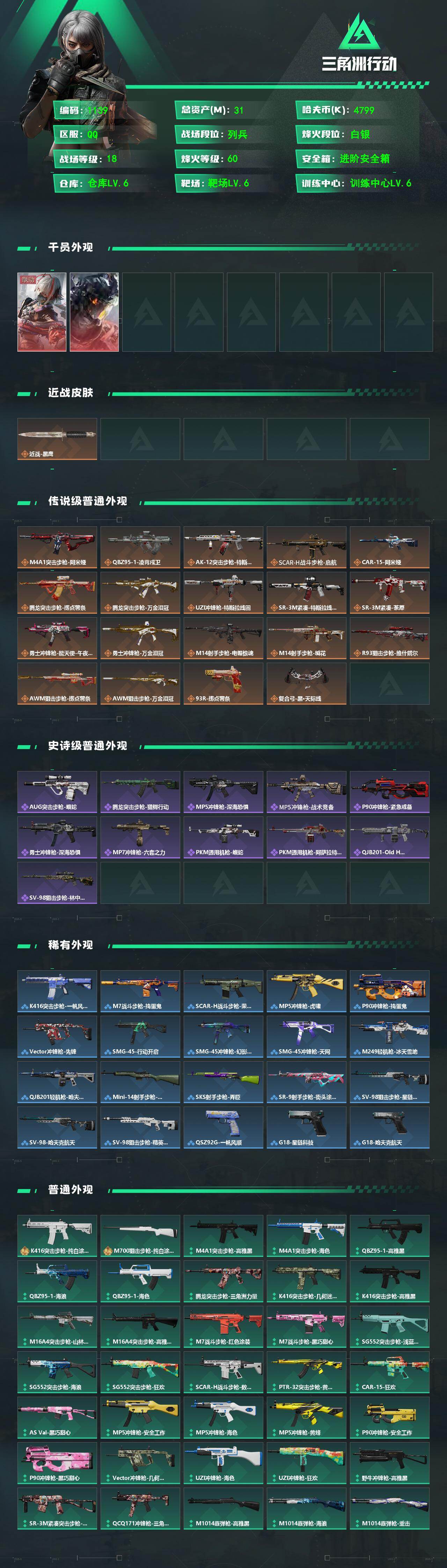 SJZCMW473369三角洲行动账号详情图2