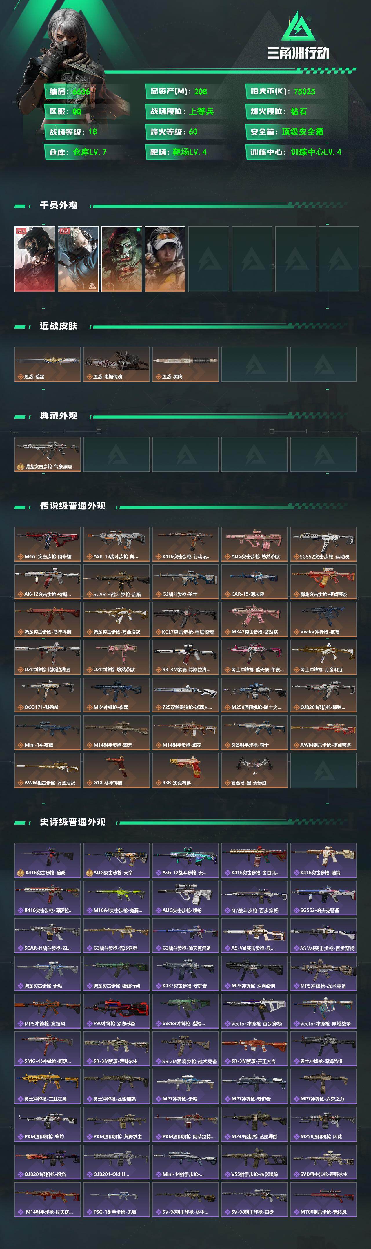 SJZCMW473517三角洲行动账号详情图2