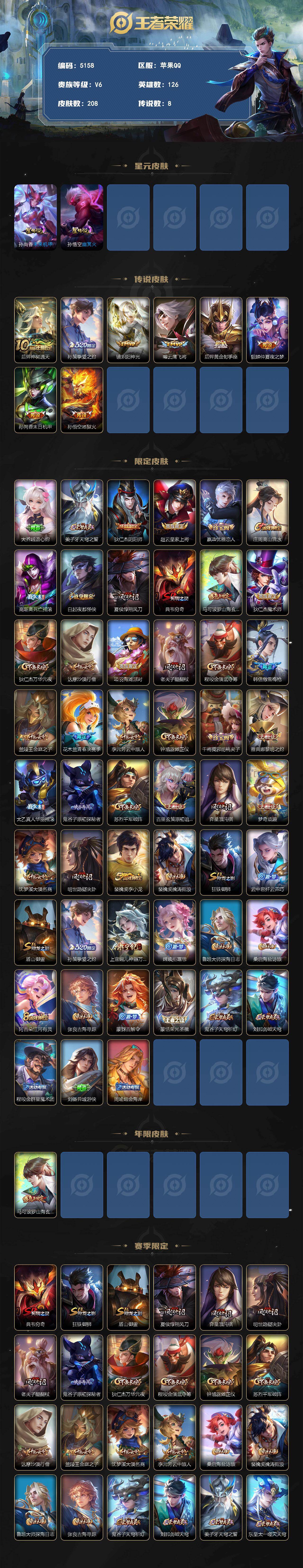 WZJZ4232758王者荣耀账号详情图2