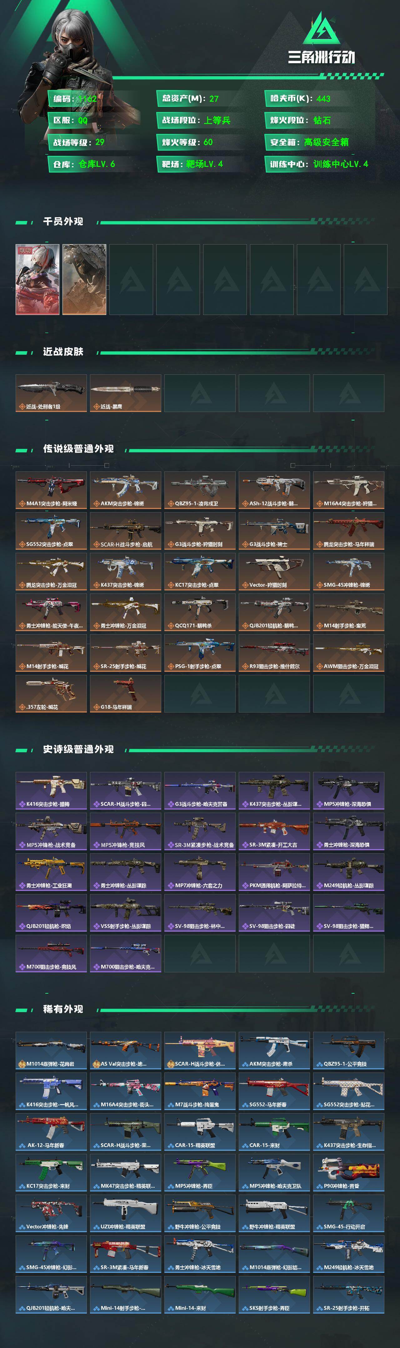 SJZCMW473641三角洲行动账号详情图2