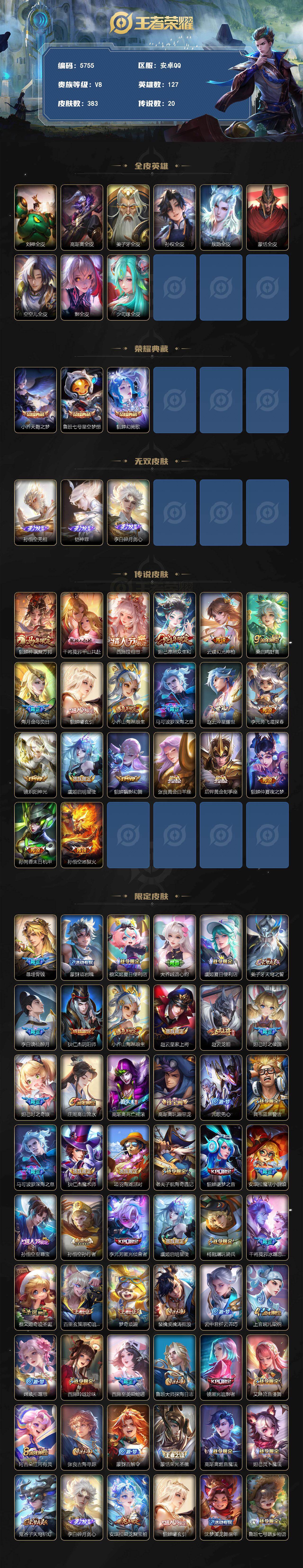 WZCMW4239724王者荣耀账号详情图2