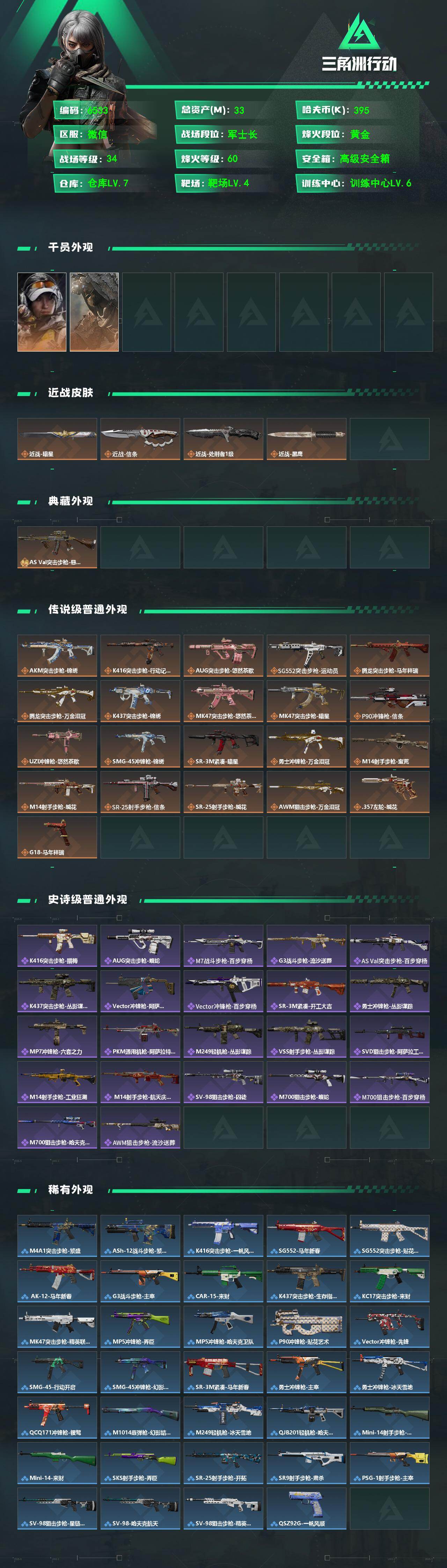 SJZCMW473652三角洲行动账号详情图2