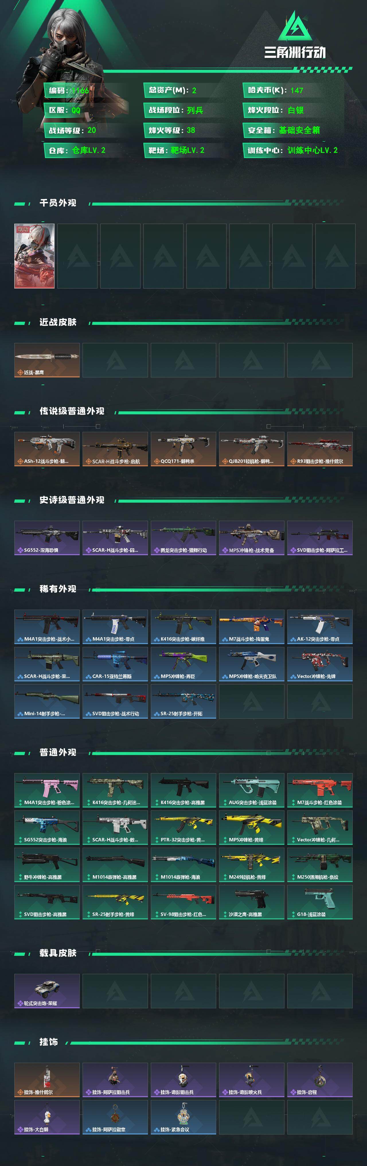 SJZCMW473776三角洲行动账号详情图2