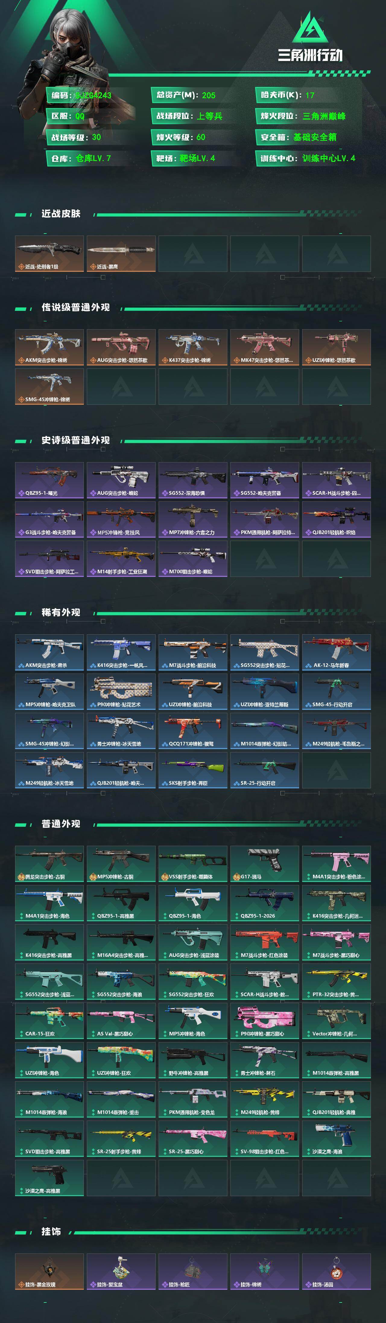 SJZEY471514三角洲行动账号详情图2 SJZEY471514三角洲行动账号详情图2