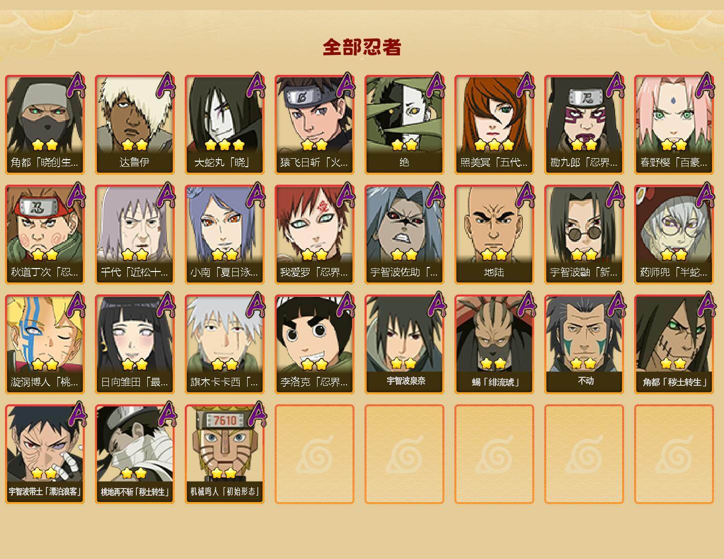 HYJM421169火影忍者账号详情图3