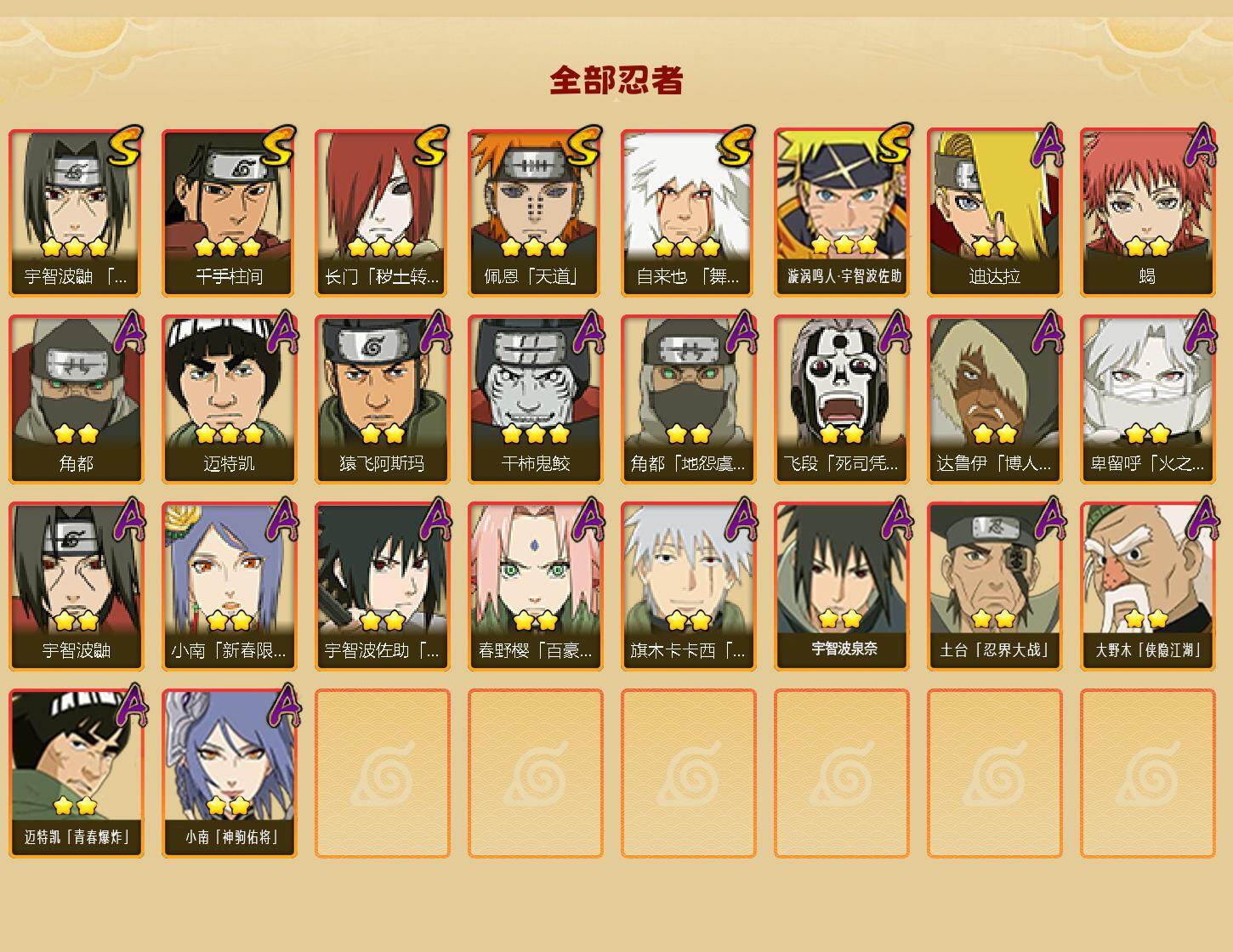 HYCMW421705火影忍者账号详情图2