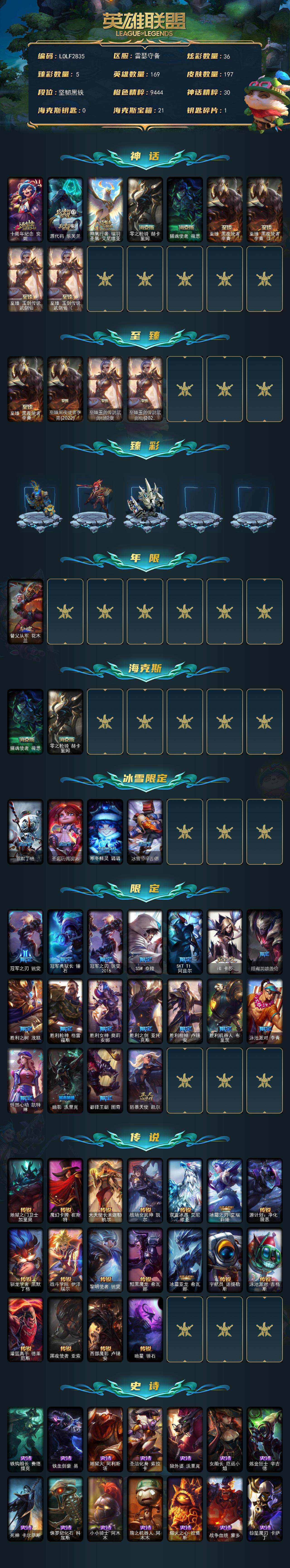 LOLQM423606英雄联盟账号详情图3